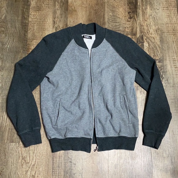 Aritzia TNA Colour Block Fleecelined Bomber Jacket - Picture 2 of 7